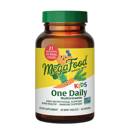 MegaFood Kids One Daily Multivitamin - Convenient Mini Multivitamin for Kids - with Zinc, Vitamins C, B & D MegaFoodBuy Supplements Australia