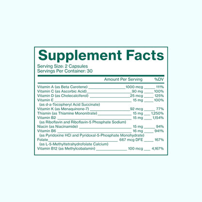 Love Wellness Daily Love Multivitamin & Big Brain Probiotics | Mind and Body Duo | Womens Vitamin and Probitoic Love Wellness