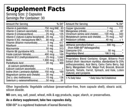 Mt. Angel Vitamins - Daily Womens Multivitamin - Adult Formula with Iron, Calcium, KSM-66 Ashwaganda, and a Potent Proprietary Herbal Blend Mt. Angel Vitamins