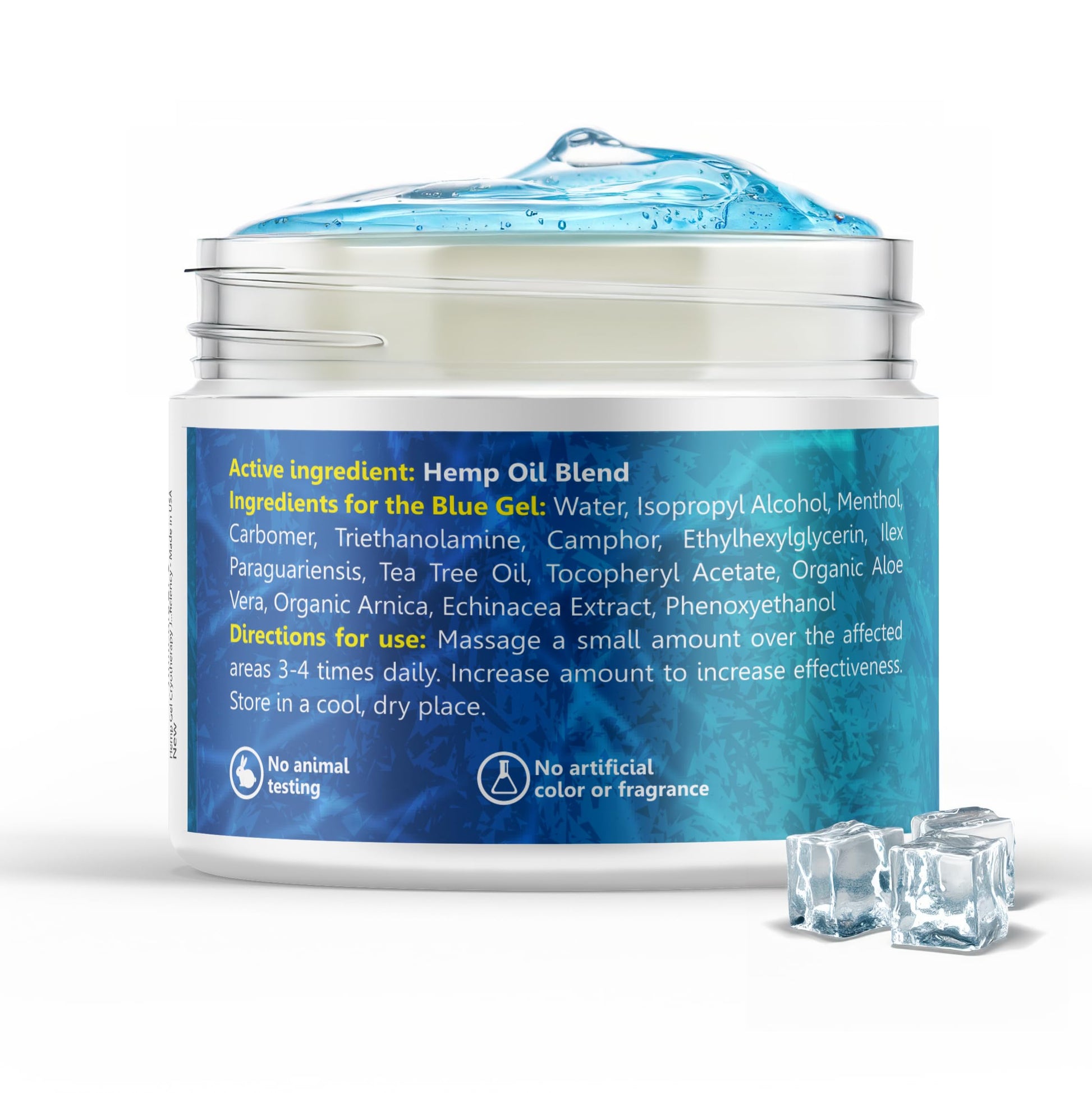 WELLUTION Cryotherapy Hemp Gel – Gentle Cooling Sensation with Menthol & Arnica – Non-Greasy, Quick-Absorbing Formula – Lightweight Gel for Comfort & Refreshing Feel – 4oz WELLUTIONBuy Supplements Australia
