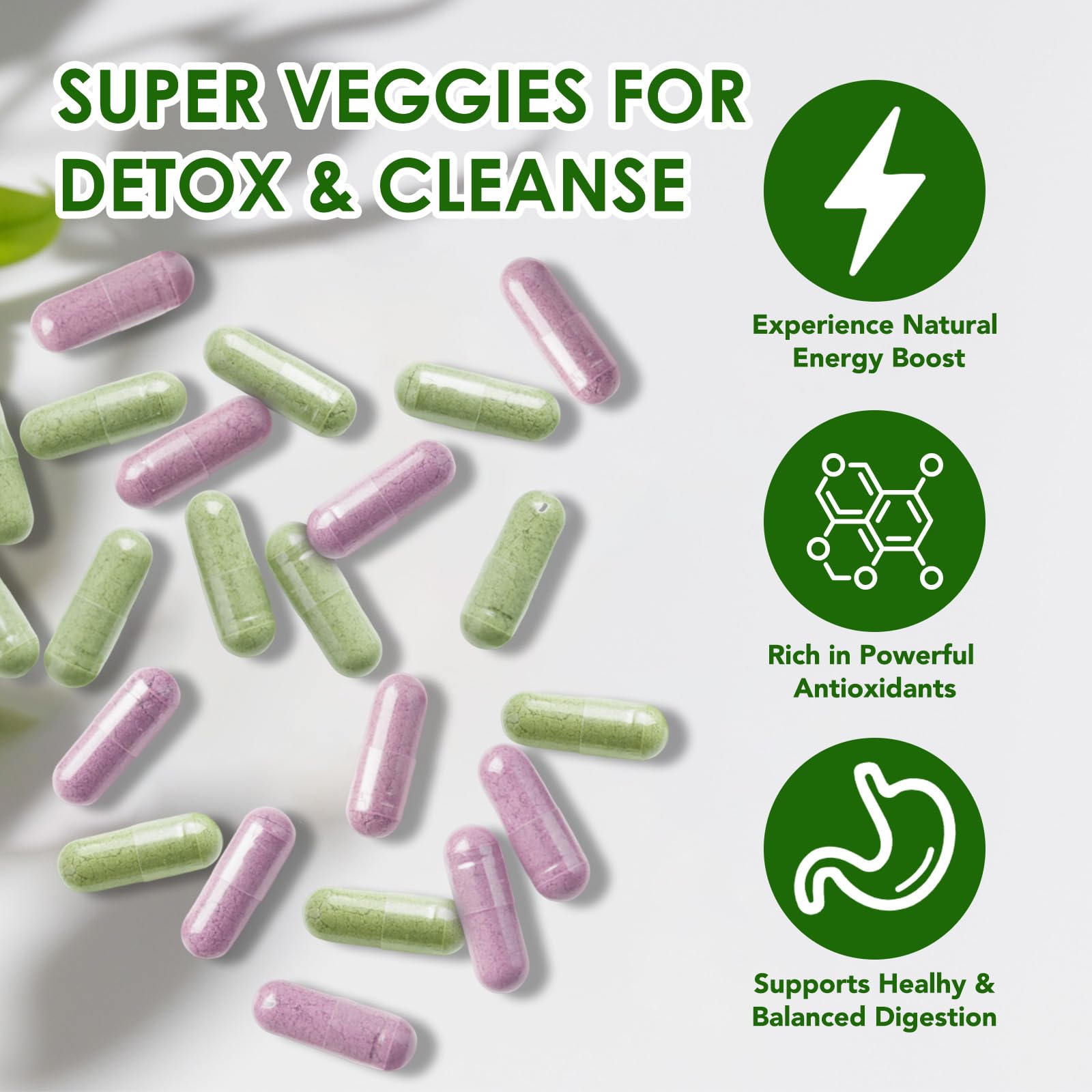Fruits & Veggies Supplements - 2 Bottles 180 Total Vegetarian Capsules | BalanceNatural Vitamins Supplement Dietary Nutritional Balance,Lngredients Blended Vitamin & Mineral Whole Food Supplement RuduwuBuy Supplements Australia
