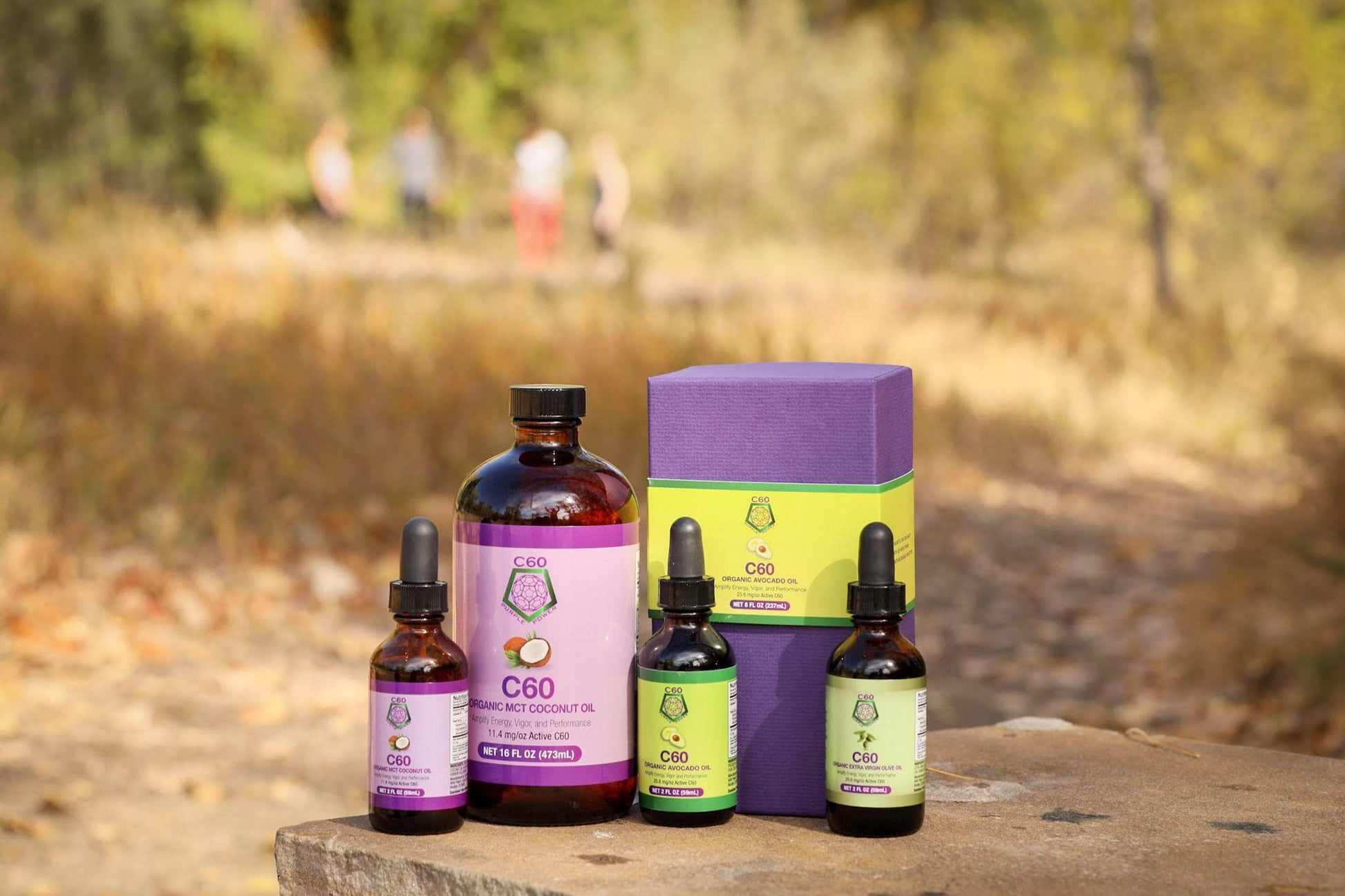 C60 Power C60 in Organic Avocado Oil - Natural Wellness & Antioxidant Support for Men & Women, 99.99% Pure Carbon Fullerenes, Promotes Energy, Mental Clarity, & Stamina - 4 fl oz Bottle C60 Purple PowerBuy Supplements Australia