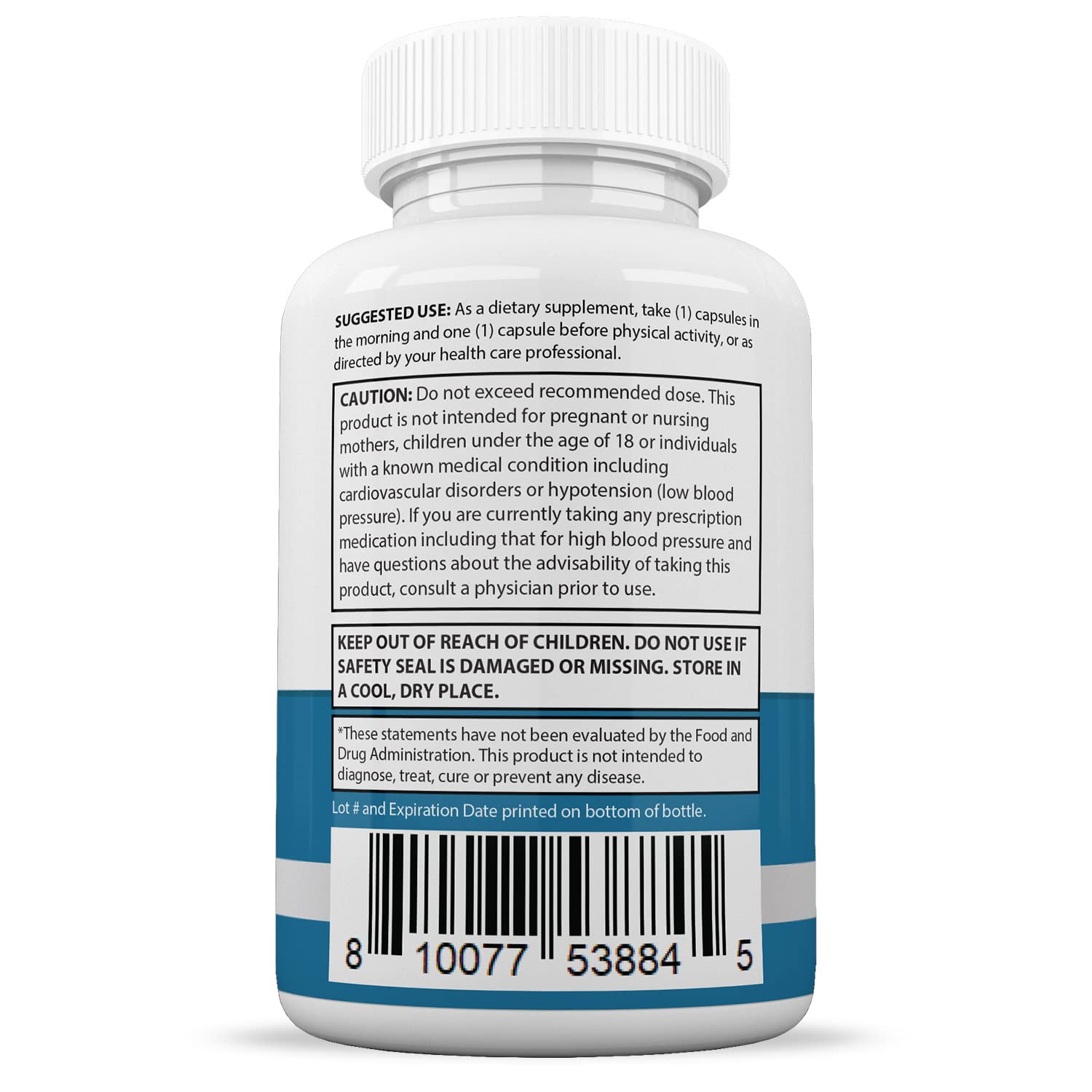 Justified Laboratories (5 Pack) Glucotrust Max 1295MG Formula Supplement Pills 300 cap Justified LaboratoriesBuy Supplements Australia