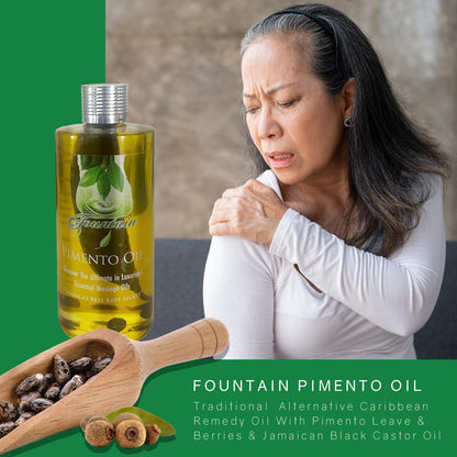 Fountain Pimento Oil 3.5oz for Natural Massage Therapy, Muscle Relief Oil FountainBuy Supplements Australia