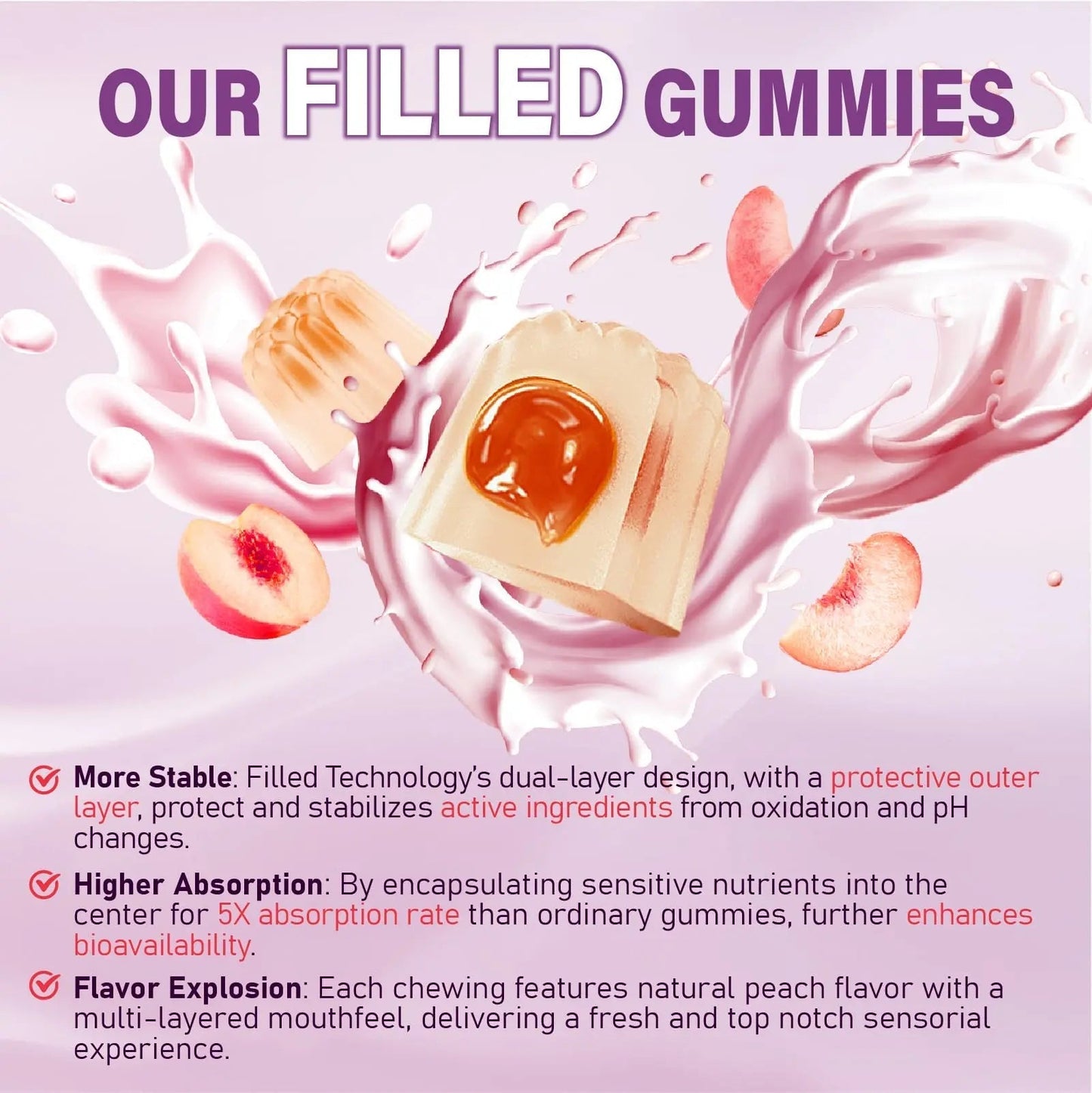 Multivitamin Gummies for Women 50 Plus - with Omega 3, Coenzyme Q10, Iron, Calcium, Zinc, Vitamin A, C, D3, E, K2, B Complex, Folate Tcemundry