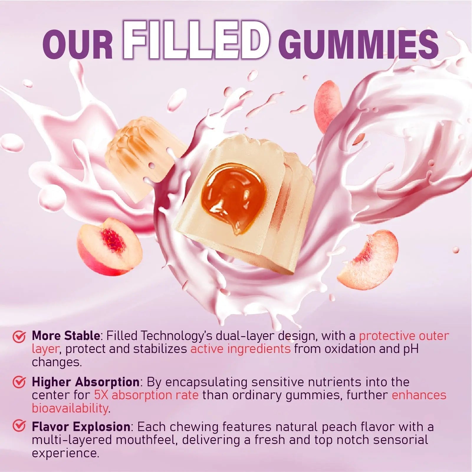 Multivitamin Gummies for Women 50 Plus - with Omega 3, Coenzyme Q10, Iron, Calcium, Zinc, Vitamin A, C, D3, E, K2, B Complex, Folate Tcemundry