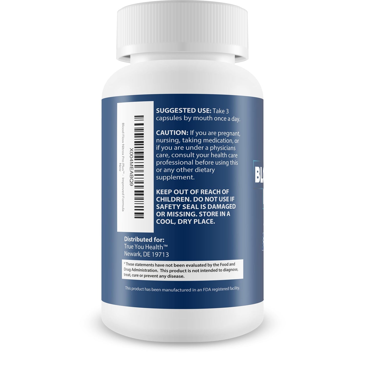 Blood Flow Nitrox Pro Plus - Improved Formula - Our Best Blood Circulation Supplements For Men - Vasodialators - Increase Blood Flow Care Blood Circulation Supplement Blood Flow Supplement For Men True You HealthBuy Supplements Australia