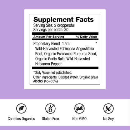 Dr. Schulze's Echinacea Plus | Echinacea Root and Seed | All Organic Extract | Gluten-Free & Non-GMO for Immune System Support | 4 oz Dr. Schulze'sBuy Supplements Australia
