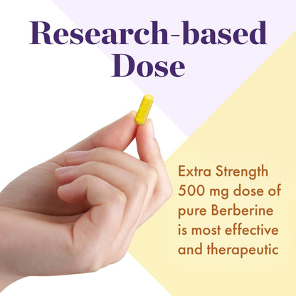 NAOMI Berberine 500mg - Immune Support & Normal LDL Cholesterol and Triglyceride NAOMIBuy Supplements Australia