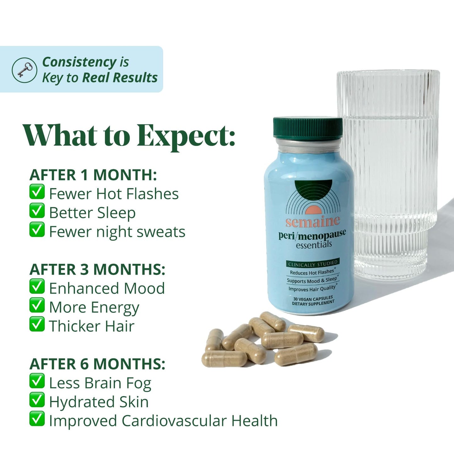 Advanced Menopause Relief Supplement for Women - Promotes Mood, Reduces Hot Flashes SemaineBuy Supplements Australia
