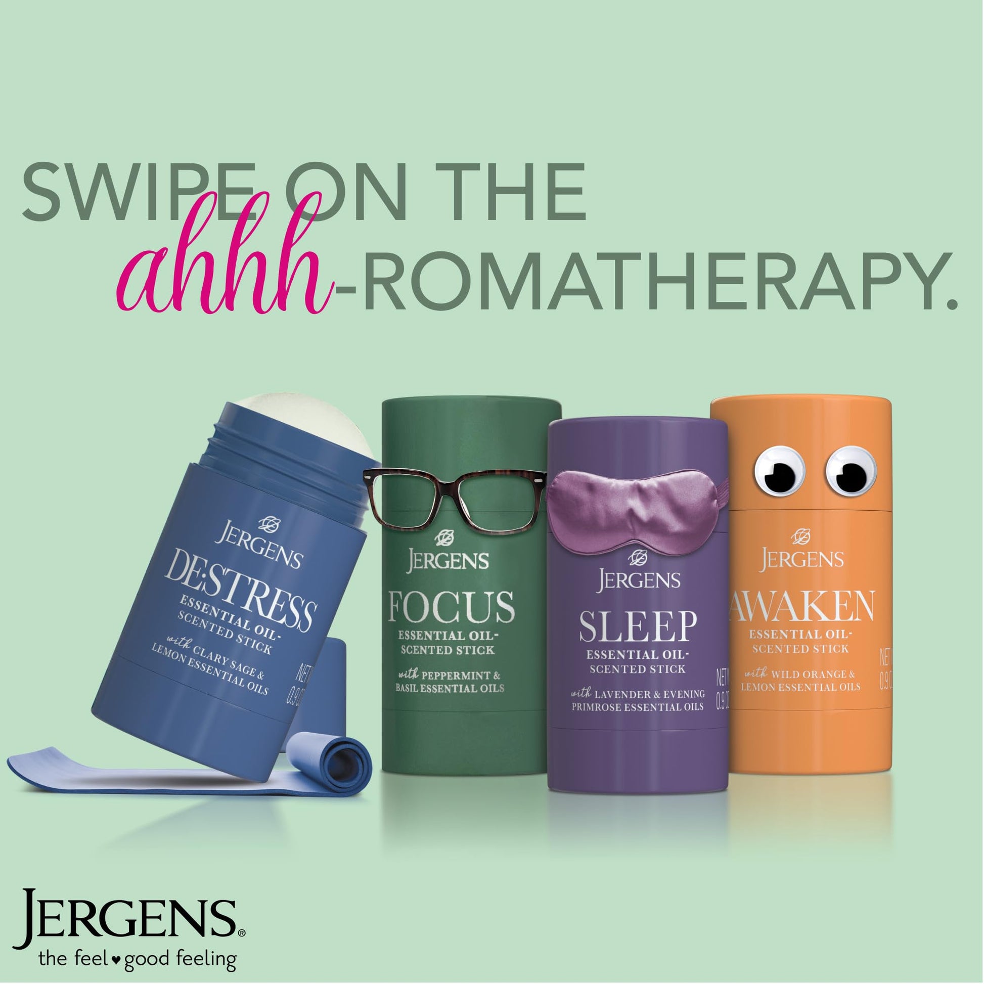 Jergens Sleep Stick Restful Blend Essential Oil Balm, Aromatherapy JergensBuy Supplements Australia