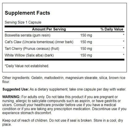 Swanson Full Spectrum Herbal Joint Care 60 Capsules SwansonBuy Supplements Australia