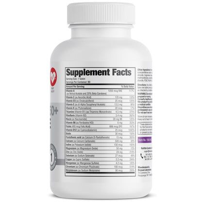 Bronson ONE Daily Women’s 50+ Complete Multivitamin Multimineral, 90 Tablets BronsonBuy Supplements Australia