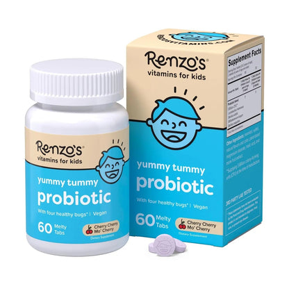 Renzo's Vitamins Happy Tummies Bundle, Probiotics for Kids and Picky Eater Kids Multivitamin Renzo'sBuy Supplements Australia