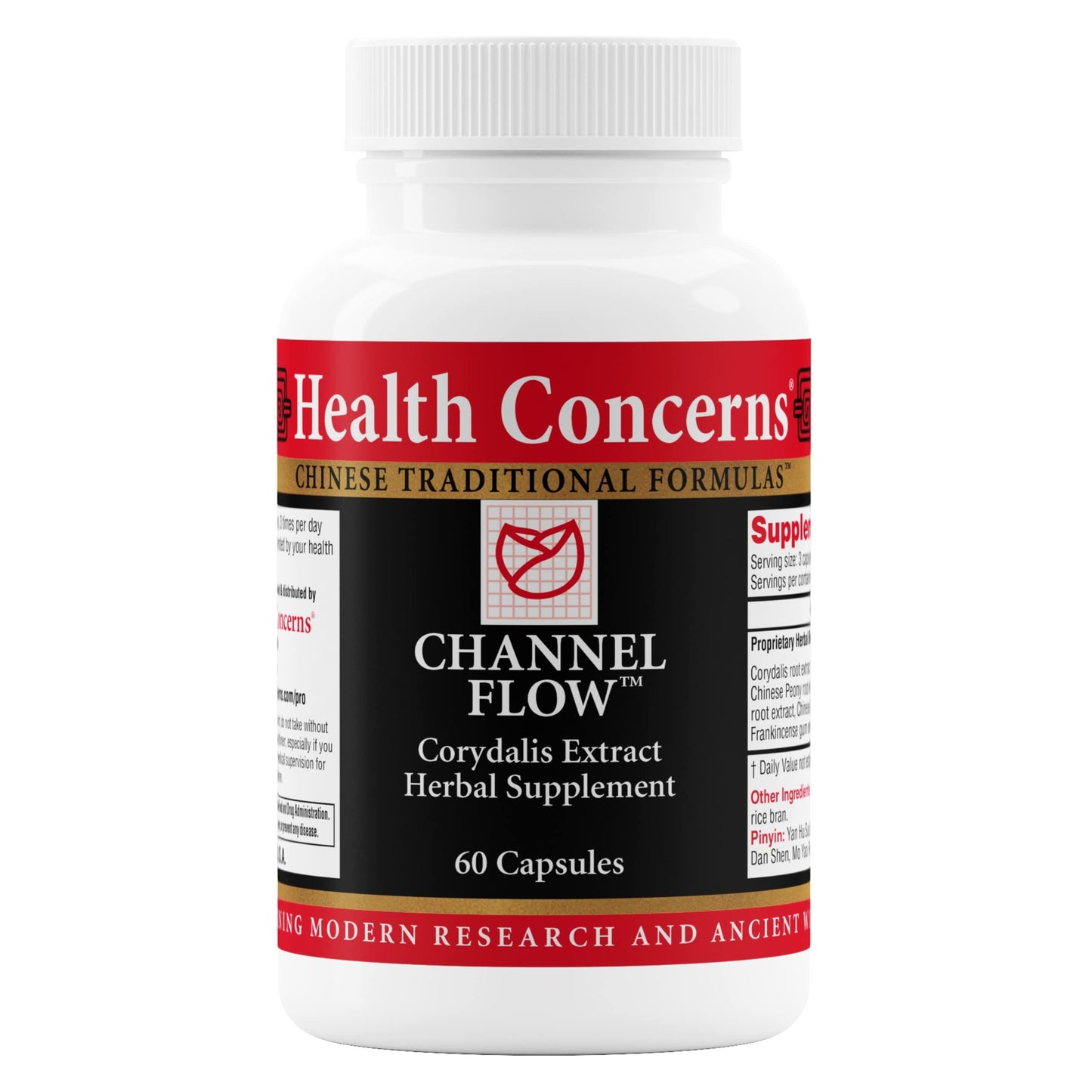 Health Concerns Channel Flow – Muscle Relaxation & Pain Support Supplement for Men & Women – Corydalis Root Extract – Chinese Herbal Formula for Headaches, Joint & Menstrual Discomfort – 60 Capsules Health ConcernsBuy Supplements Australia