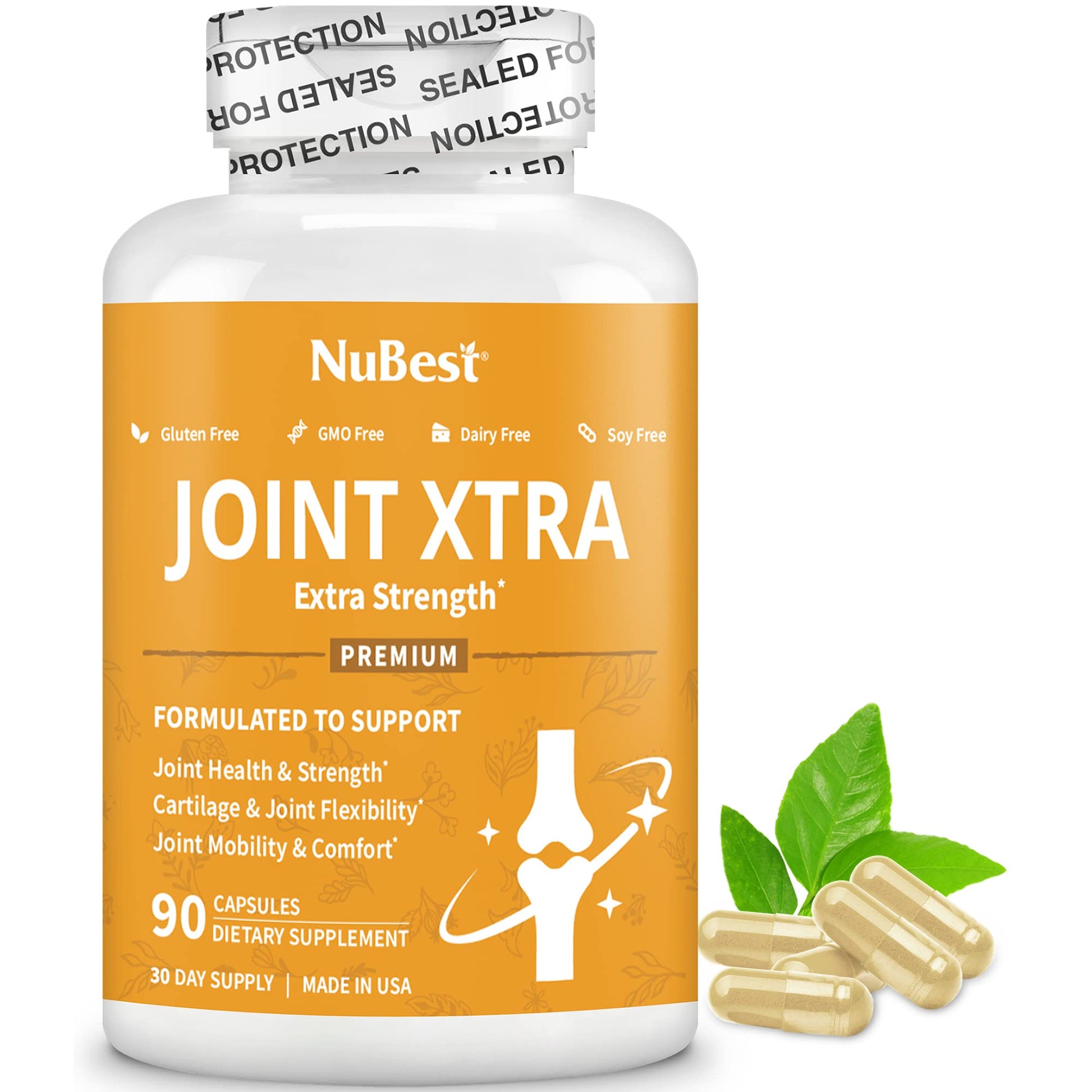NuBest Joint Xtra - Joint Support Supplement | Joint Health Formula with Triple Joint Strength - Glucosamine, Chondroitin, Turmeric, MSM | 1 Month Supply NuBestBuy Supplements Australia