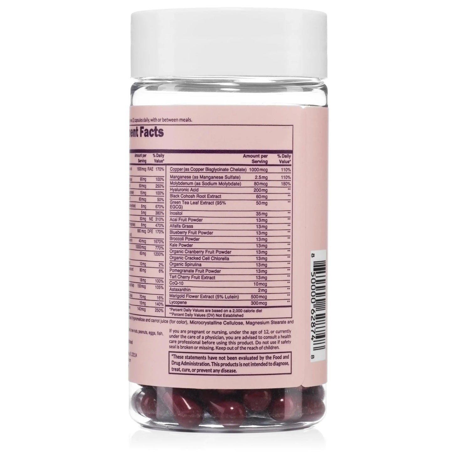 NAKED Nutrition Women's Multi - Daily Multivitamin - Vitamins A, C, E, Selenium, Zinc, Fruit and Super Green Extracts, to Boost Immune Support NAKEDBuy Supplements Australia
