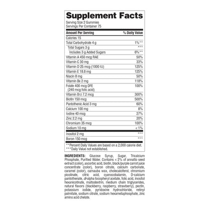 Nature's Wonder Women's Multivitamin Gummies, Supports Energy, Metabolism, Bone and Immune System Health Nature's WonderBuy Supplements Australia