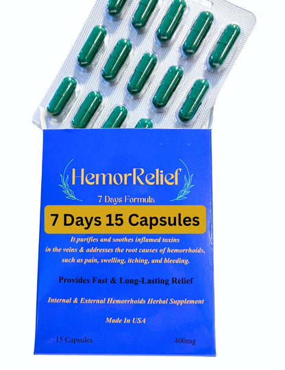 7Days Hemorrhoid Detox Formula, Works to Address The Root Causes of Hemorrhoids Provide Fast & Long-Lasting Relief - Maple Wellness Supplements