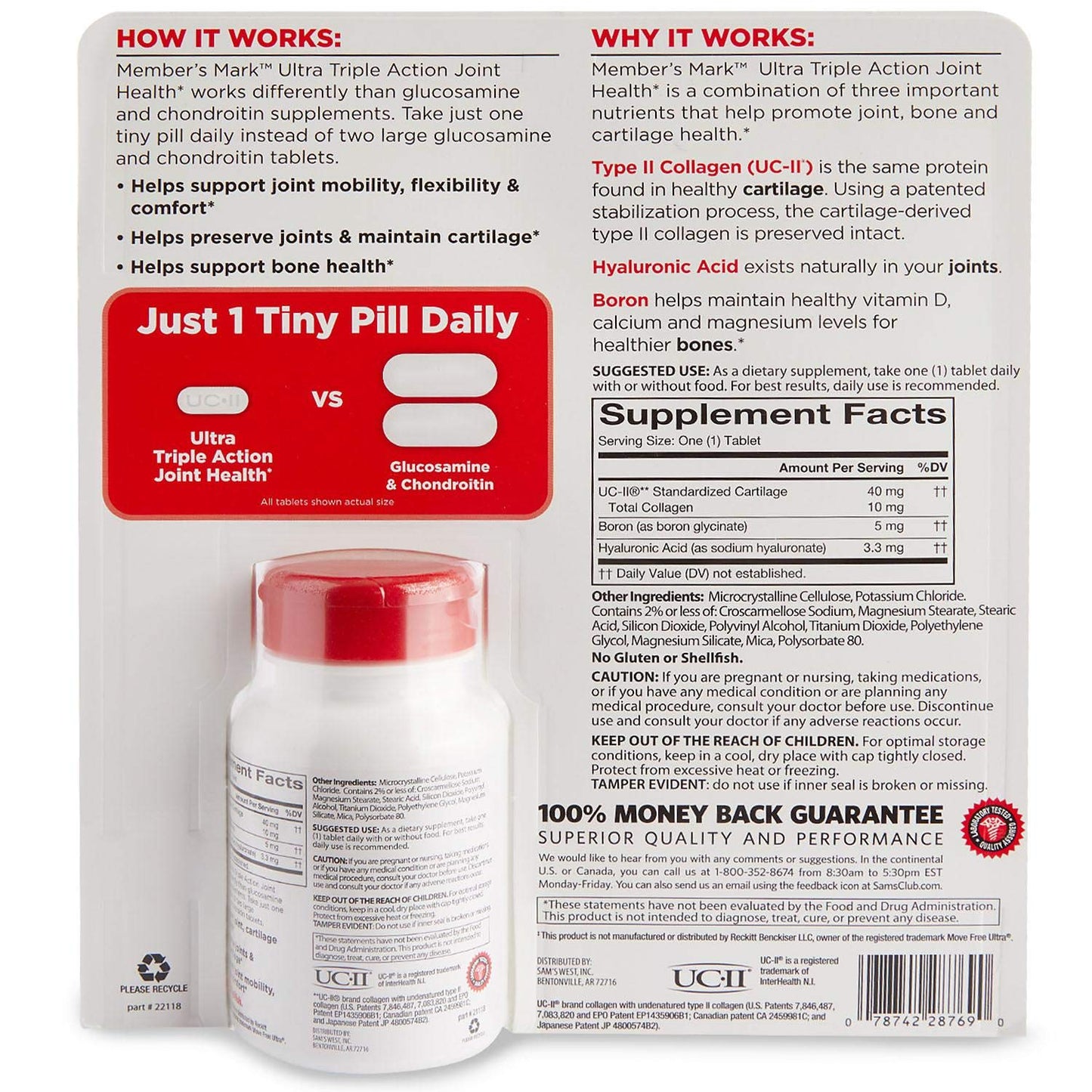 Member's Mark™ Ultra Triple Action Joint Health MEMBER´S MARKBuy Supplements Australia
