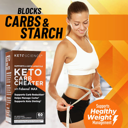 Keto Science Keto Carb Cheater, Supports Carb Reduction, Helps Manage Carbs, Supports Keto ScienceBuy Supplements Australia