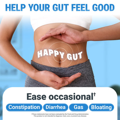 Dr. Berg Probiotic Supplement (60 Billion CFUs) - Helps Ease Occasional Constipation, Diarrhea, Gas & Bloating* - Pre and Probiotics for Digestive Health