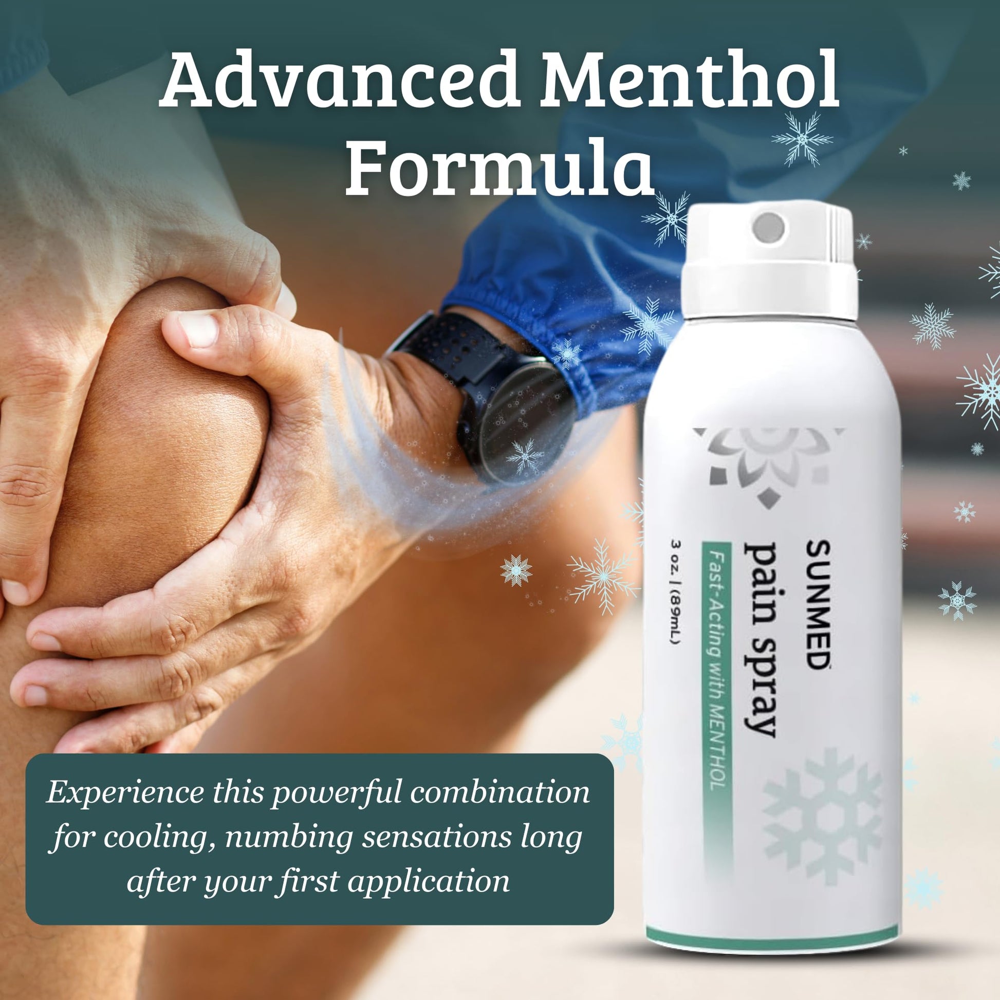 SUNMED Hemp Oil Menthol Spray for Discomfort Soothing & Recovery – Fast-Absorbing, Cooling Topical Formula for Aches, Tension & Muscle Relief – Convenient Spray, Easy Application SUNMEDBuy Supplements Australia