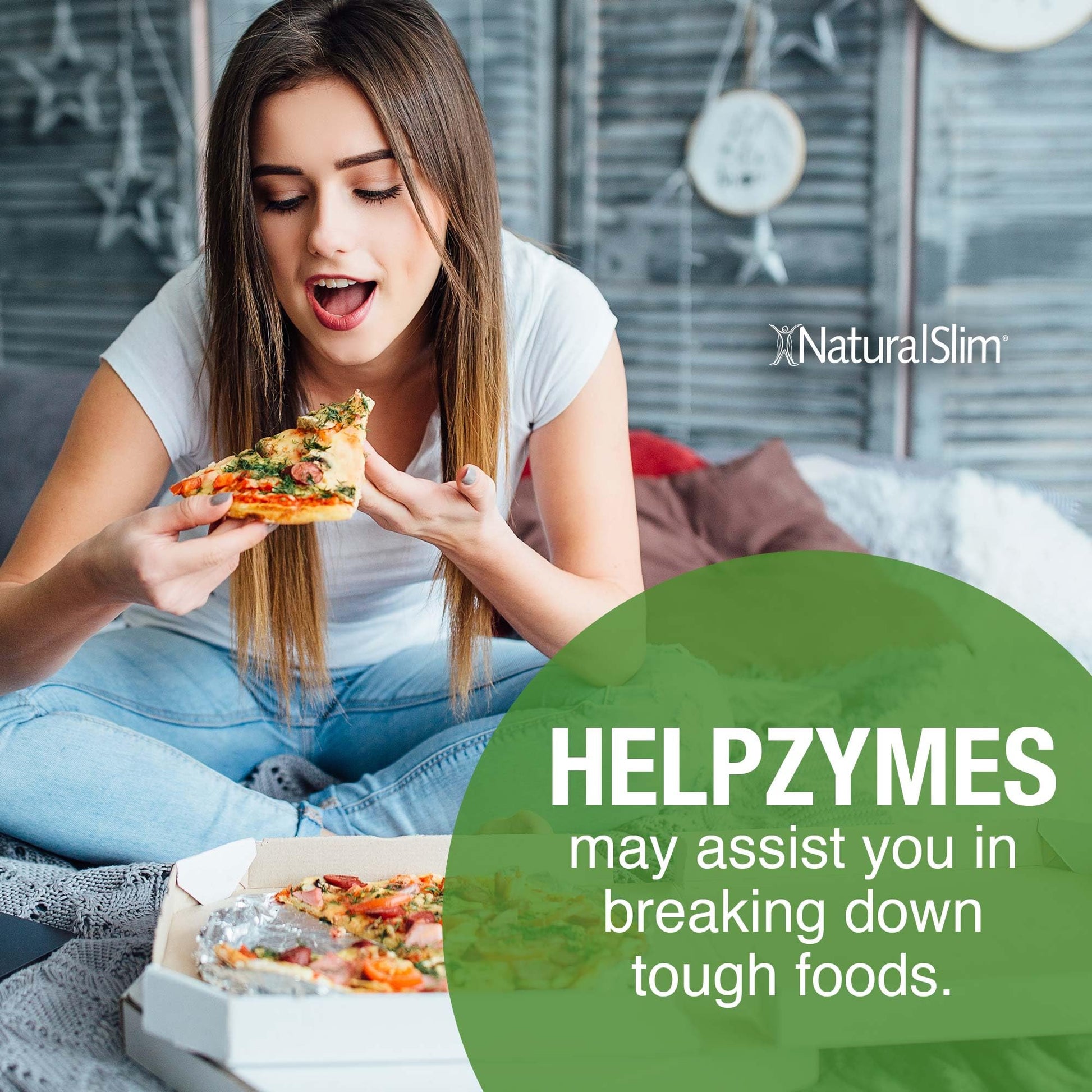 NaturalSlim Helpzymes Digestive Enzymes for Digestion, Bloating, Gas Reli NaturalSlimBuy Supplements Australia