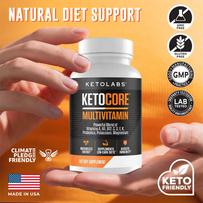 Ketolabs Ketocore Keto Vitamins | Keto Multivitamin for Men & Women | Keto Supplements KetolabsBuy Supplements Australia