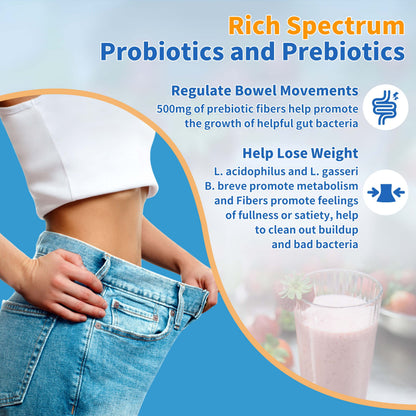 ZEBORA Probiotics for Women, Men and Kids, Prebiotics and Probiotics Powder ZEBORABuy Supplements Australia