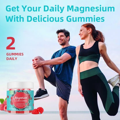 90 Count Magnesium Glycinate Gummies 400 mg - Sugar Free Magnesium Supplement for Adults with Glycinate & Malate, L-Theanine, Ashwagandha, Zinc, Vitamin B6 & D3, Supports Relaxation & Sleep AFXMATEBuy Supplements Australia