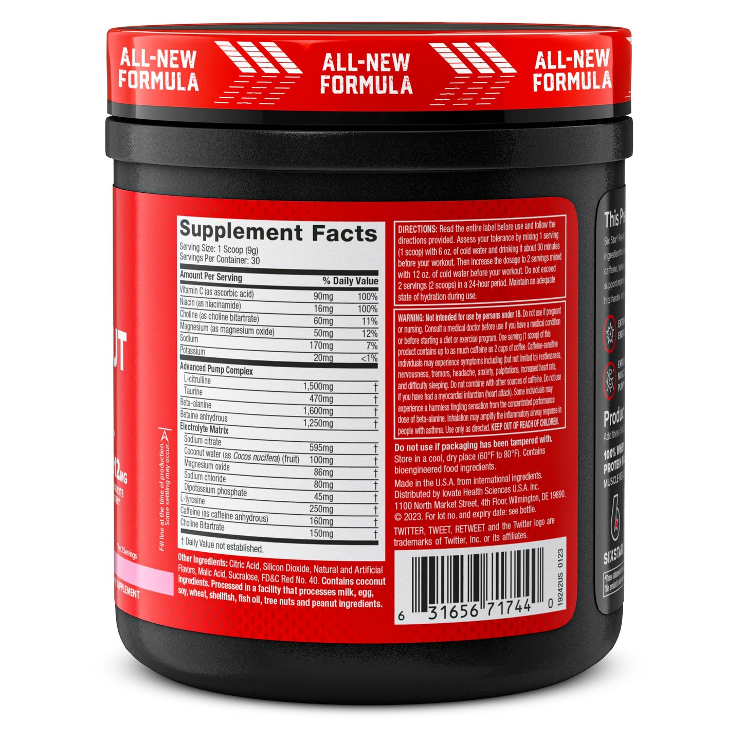 Six Star Pre-Workout Explosion 2.0 Pink Lemonade - Pre-Workout Powder, Explosive Energy Six StarBuy Supplements Australia