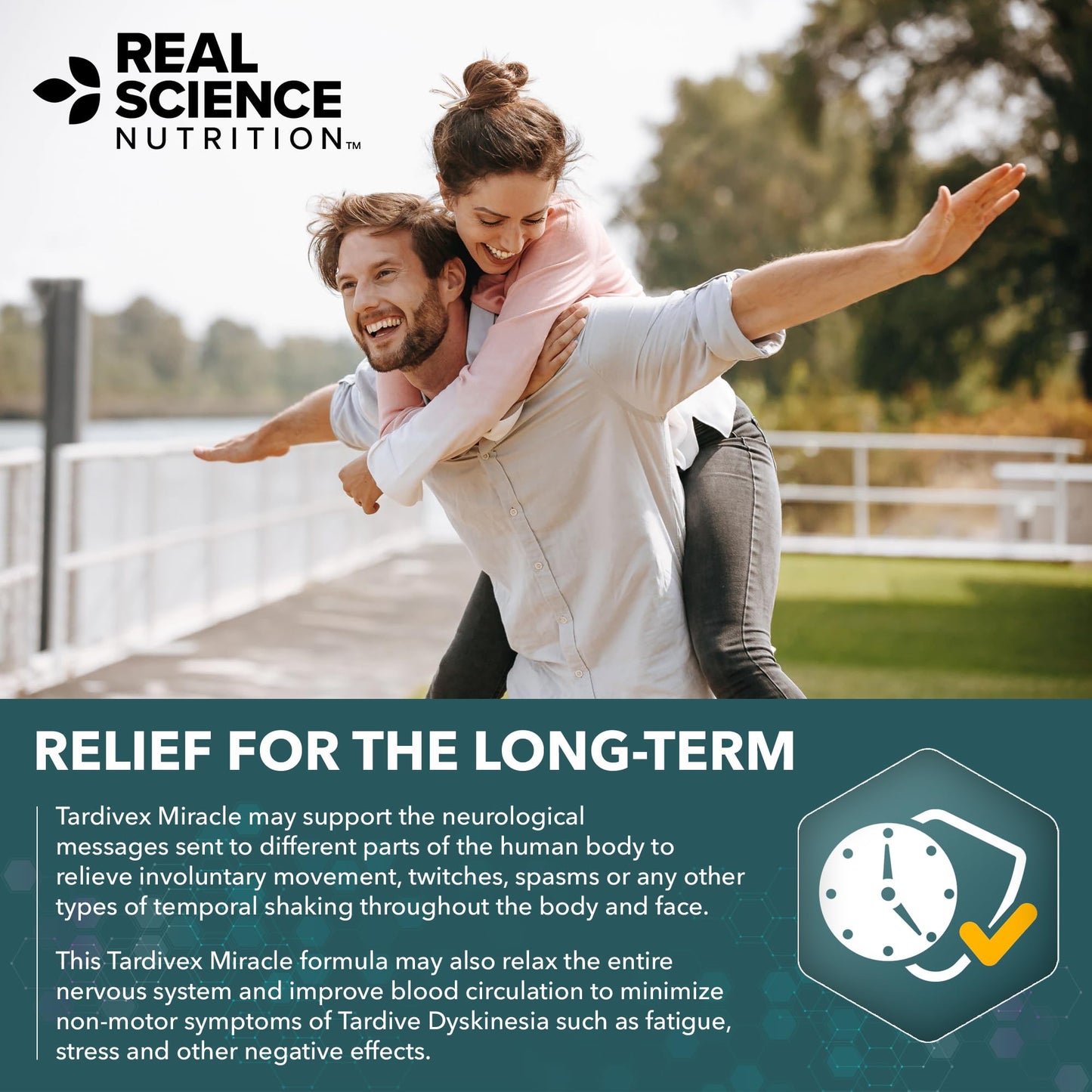 Real Science Tardivex All Natural Nerve Support Supplement for Neurological Balance - Includes Vinitrox, GABA & Essential Vitamins for Controlled Movement & Coordination - Made in USA, 60 Caps Real Science NutritionBuy Supplements Australia
