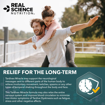 Real Science Tardivex All Natural Nerve Support Supplement for Neurological Balance - Includes Vinitrox, GABA & Essential Vitamins for Controlled Movement & Coordination - Made in USA, 60 Caps Real Science NutritionBuy Supplements Australia