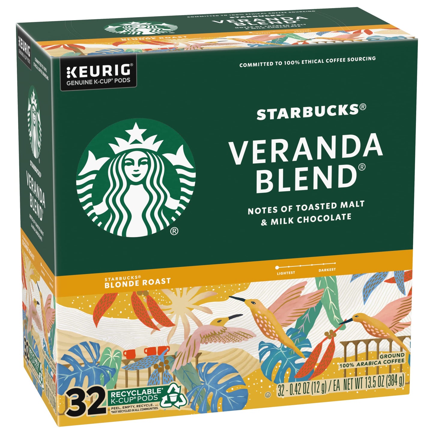 Starbucks Veranda Blend Coffee K-Cups,4/24 Pack-96 K-Cups StarbucksBuy Supplements Australia