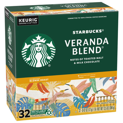 Starbucks Veranda Blend Coffee K-Cups,4/24 Pack-96 K-Cups StarbucksBuy Supplements Australia