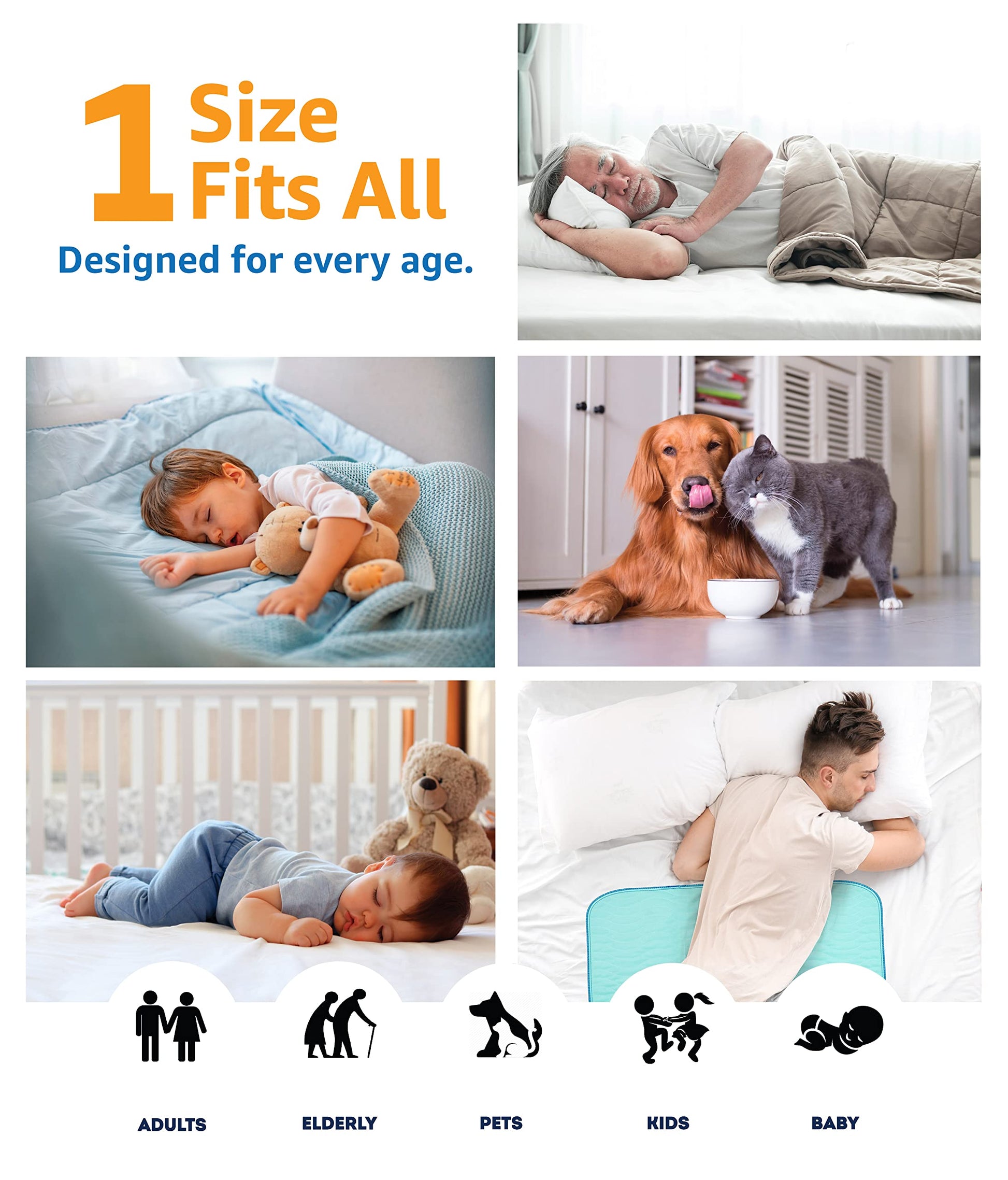 IMPROVIA® Washable Underpads 34" x 36" (Pack of 10) Heavy Absorbenc IMPROVIABuy Supplements Australia