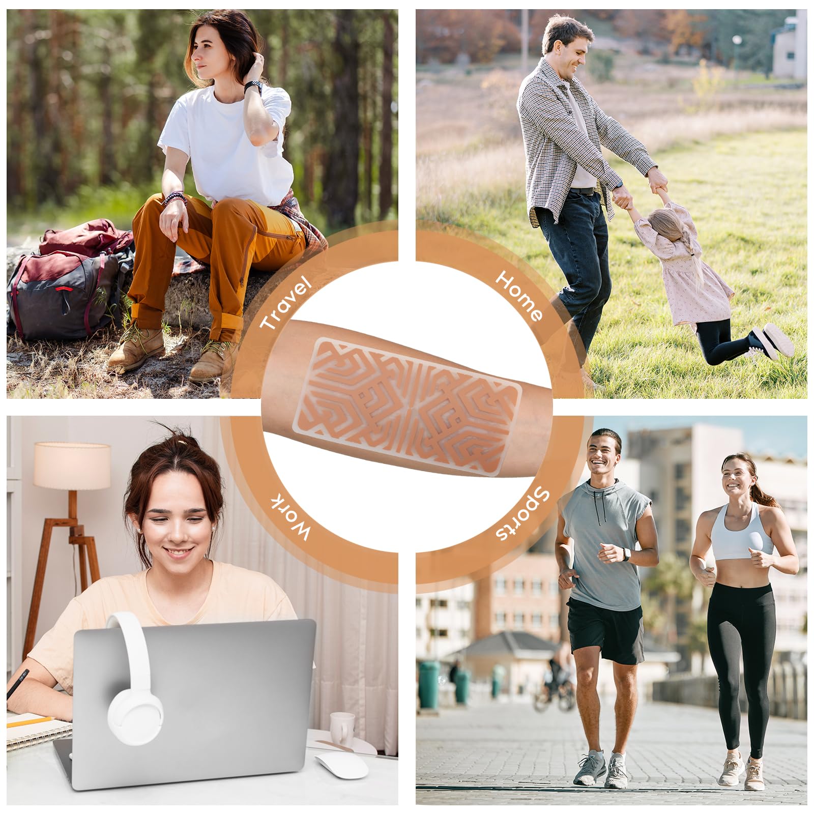 XAYIUIYAX Menthol Pain Patches, Cooling Pain Relief for Sore Muscle Relief - Includes 3 Adhesives, 1 Patch & 1 Carry Case - Relief Back, Shoulder & More - 3.03" × 6.30"-0317 XAYIUIYAXBuy Supplements Australia