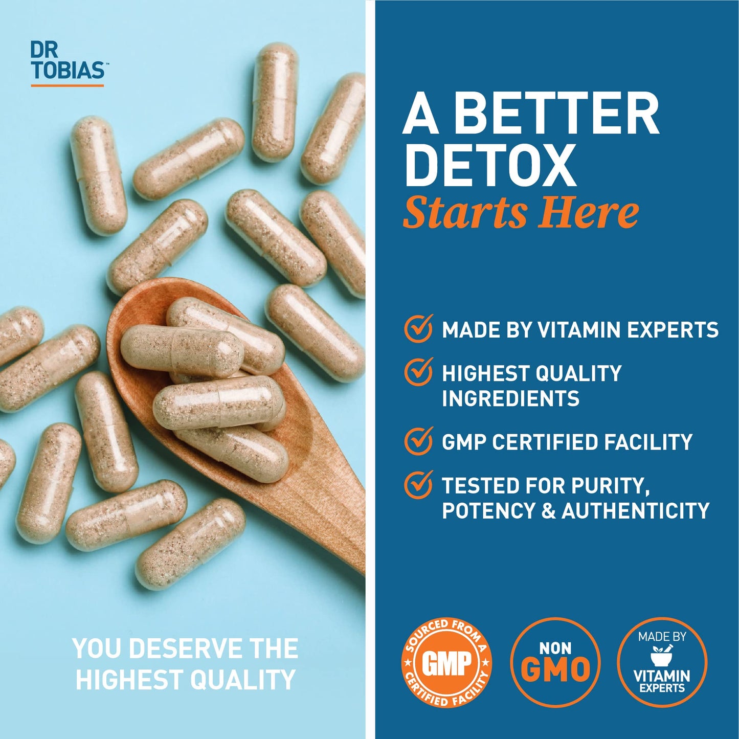 Dr. Tobias Lung Health - Lung Support Supplement with Vitamin C, Butterbur, Quercetin & Bromelain | Lung Cleanse & Detox Formula for Bronchial & Respiratory System Non-GMO (60 Capsules, 60 Servings) Dr. TobiasBuy Supplements Australia