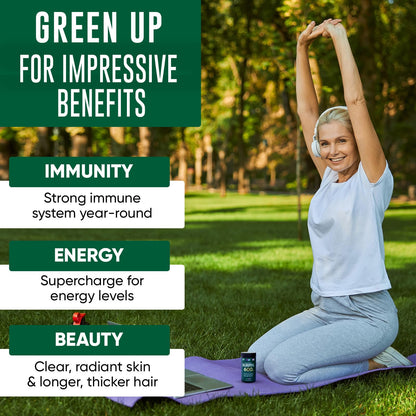 Chlorophyll Capsules 600 mg - Natural Chlorophyll Pills for Women & Men - Highly BioAvailable Alpha FlowBuy Supplements Australia