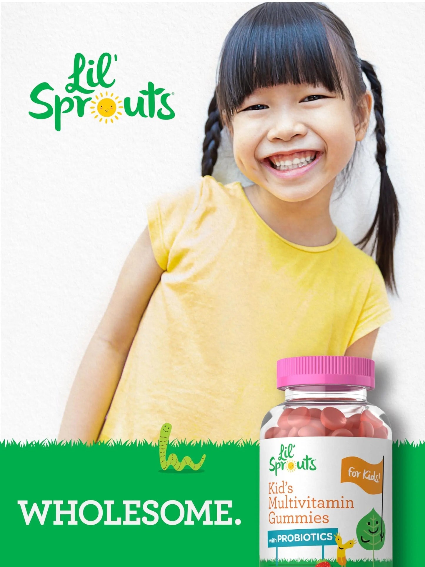 Carlyle Kids Multivitamin Gummies with Probiotics | 60 Chewables | Berry Flavor | Vegetarian, Non-GMO, Gluten Free Children's Supplement | by Lil' Sprouts | CarlyleBuy Supplements Australia