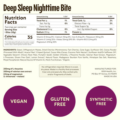 GEM Bite Complete Routine Variety Pack with Daily Multivitamin (14 Bites), Chill-Out Calm (7 Chews) & Deep Sleep Aid (7 Chews) | GEM