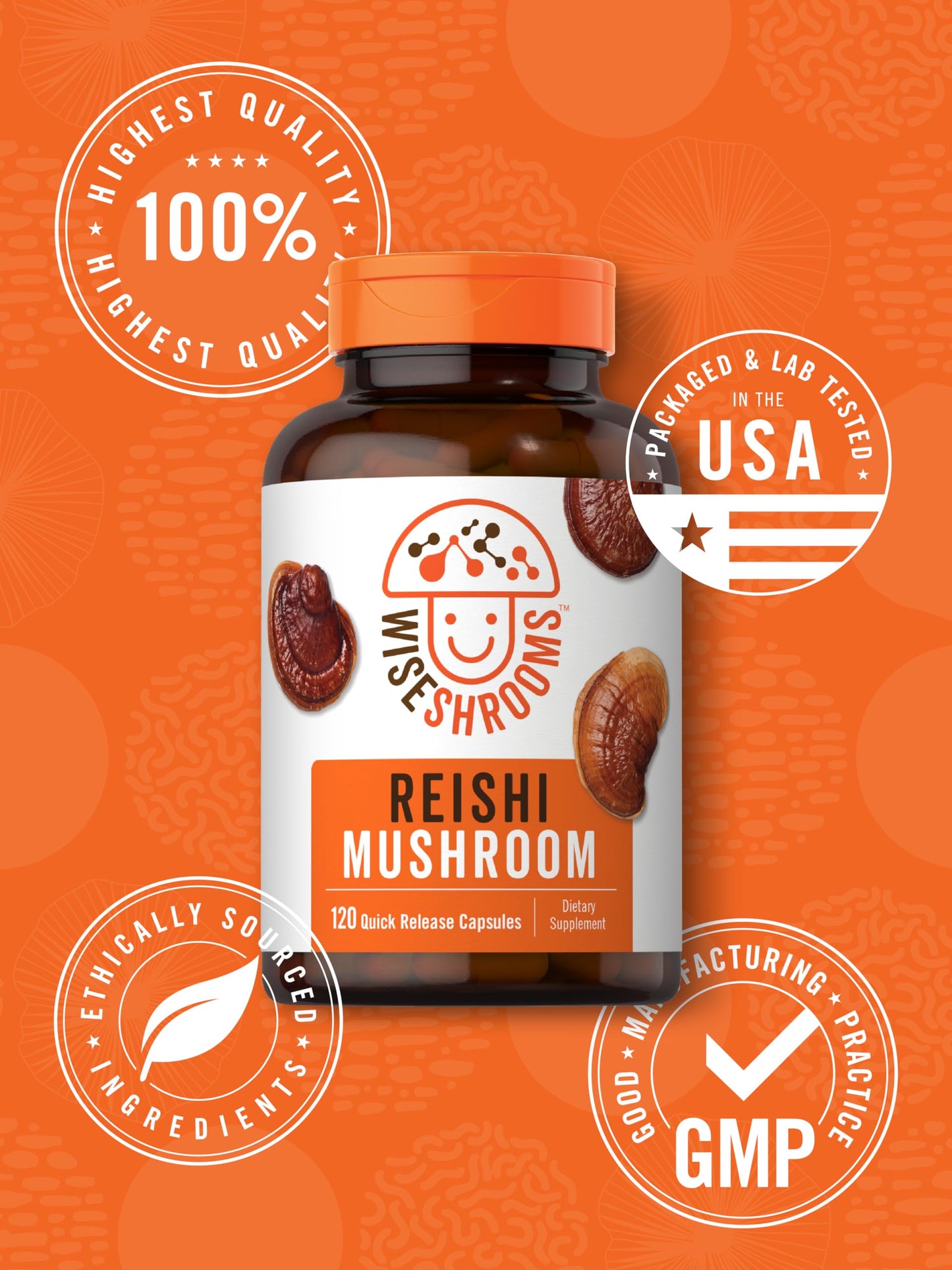 Carlyle Reishi Mushroom Capsules 5000 mg |120 Count | Non-GMO and Gluten Free Extract CarlyleBuy Supplements Australia