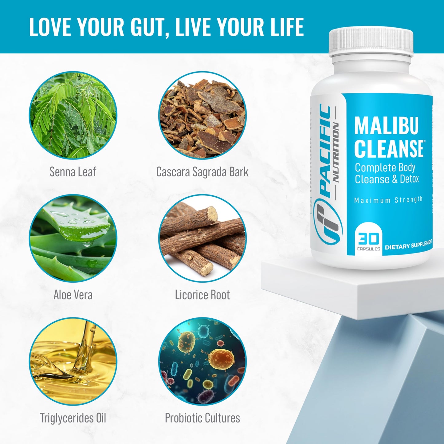 Pacific Nutrition Full Body Detox - Malibu Cleanse Complete Body & Intestinal Cleanse Pacific NutritionBuy Supplements Australia