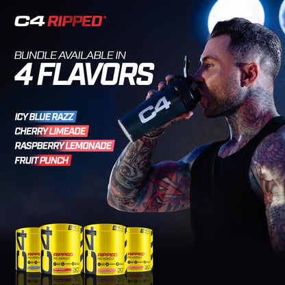C4 Ripped & SuperHD, The Thermogenic Bundle, C4 Ripped Pre Workout Powder CellucorBuy Supplements Australia