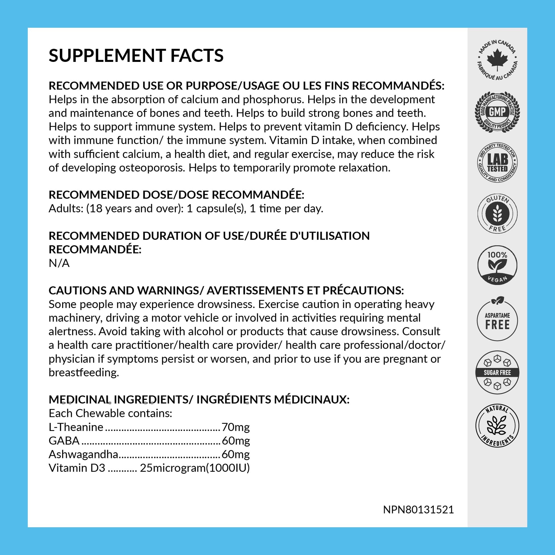 REJUVE+ Calm & Destress Nootropic Supplement – Brain Boost | L-Theanine, GABA, Ashwagandha, Vitamin D | Natural Stress Relief & Relaxation | Sleep Enhancer | Mood Enhancer | Honey Vanilla Flavor (1) REJUVE+Buy Supplements Australia