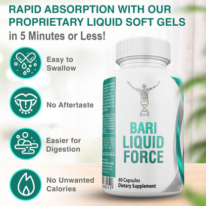 Gastric Bypass Vitamins with Iron Plus 42 Super Fruits & Vegetables for Post Bariatric Surgery Must Haves, Quick-Dissolve Gel Caps Universal Body LabsBuy Supplements Australia