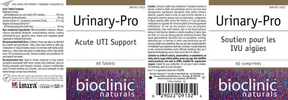 Bioclinic Naturals Urinary-Pro 60 Tablets Bioclinic NaturalsBuy Supplements Australia