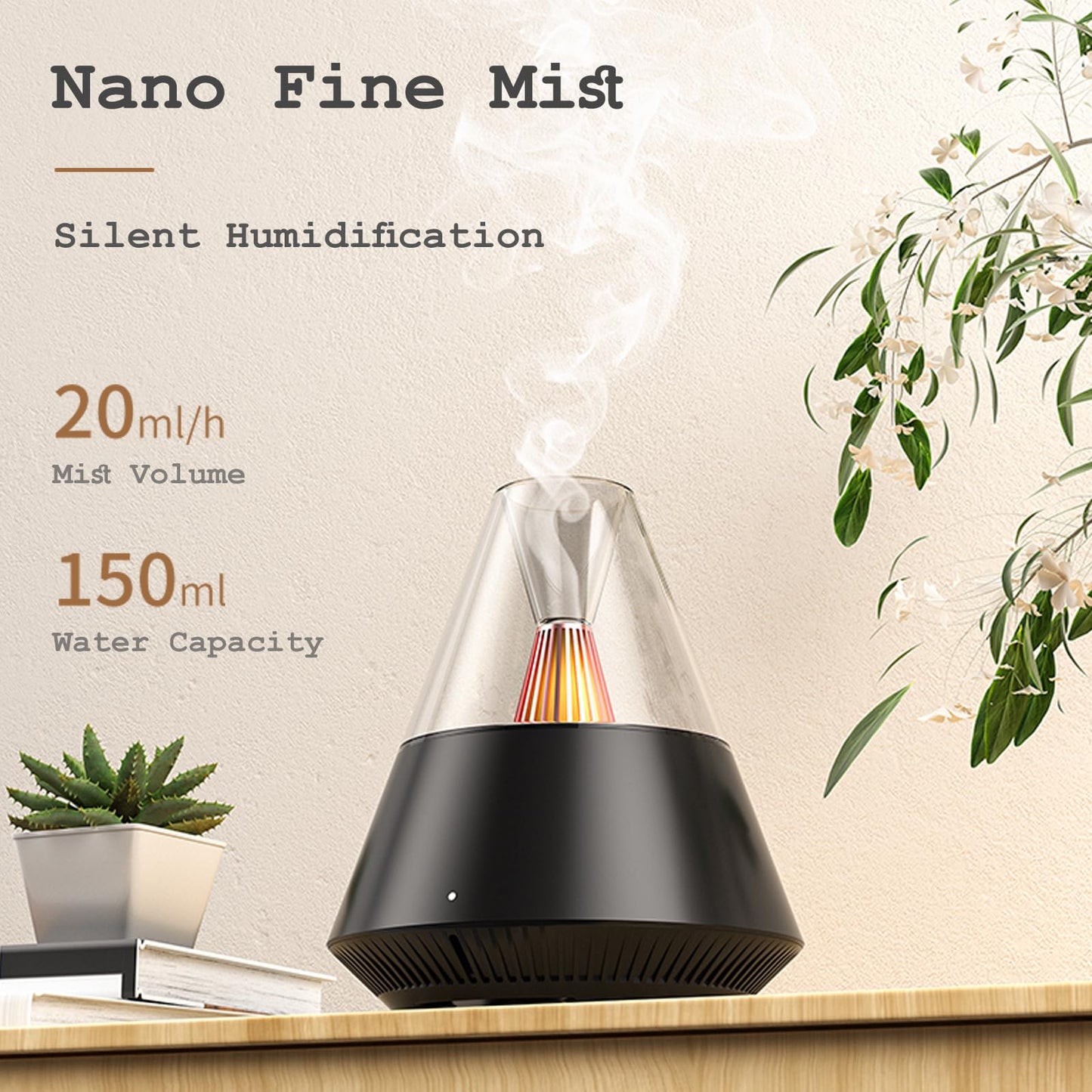 TriPro Essential Oils Aroma Diffuser,Portable Humidifier with Cool Mist and Warm Light Effect,Remote Control TriProCBuy Supplements Australia