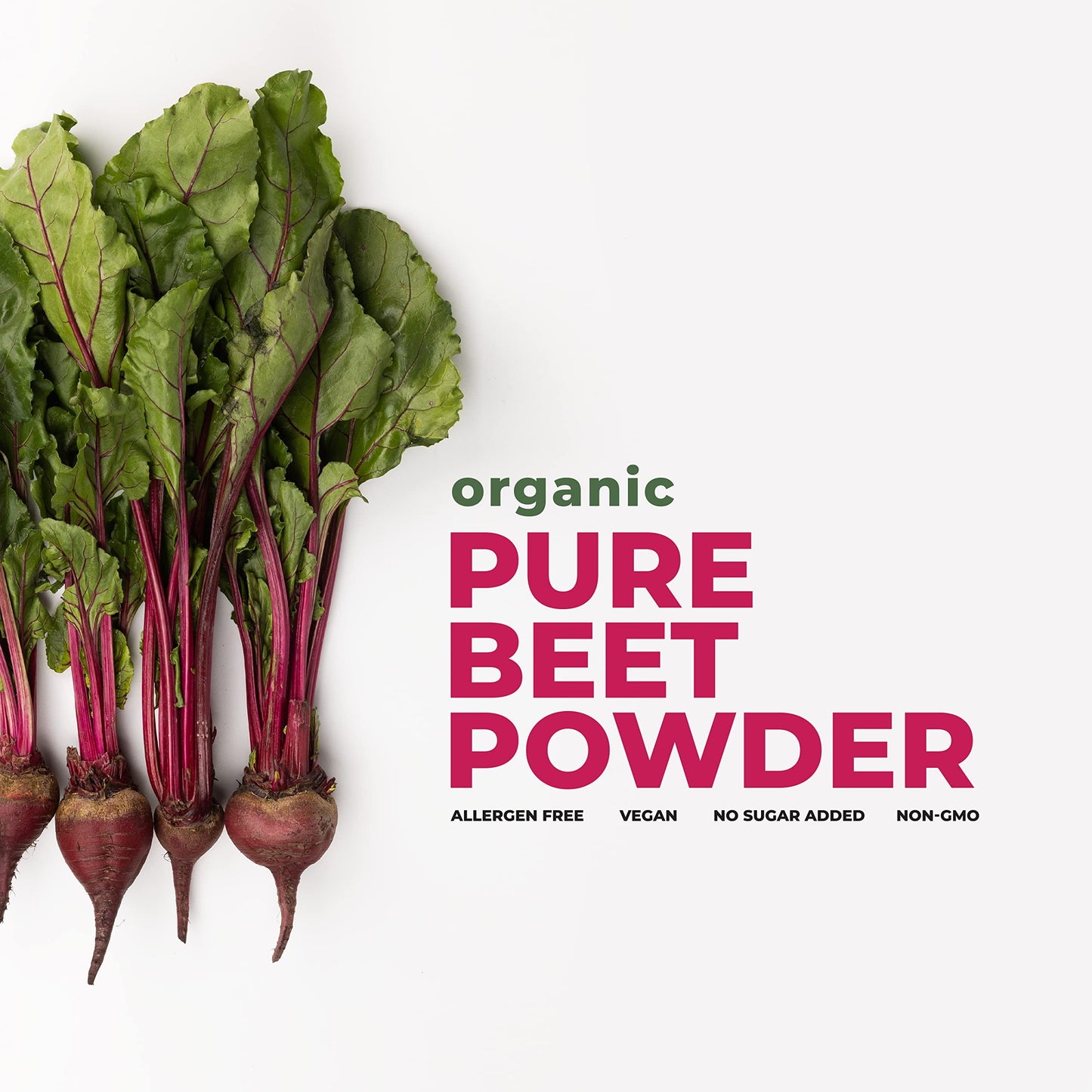Nations Nutrition Pure Beet Root Powder Organic - Nitric Oxide Circulation Superfood Nations NutritionBuy Supplements Australia